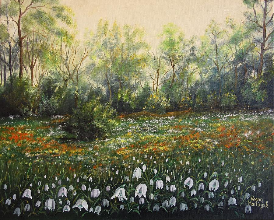 Spring #3 Painting by Vesna Martinjak