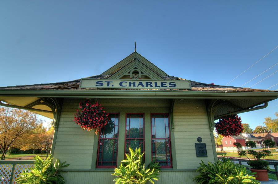 St. Charles Depot 1 Photograph by Steve Stuller