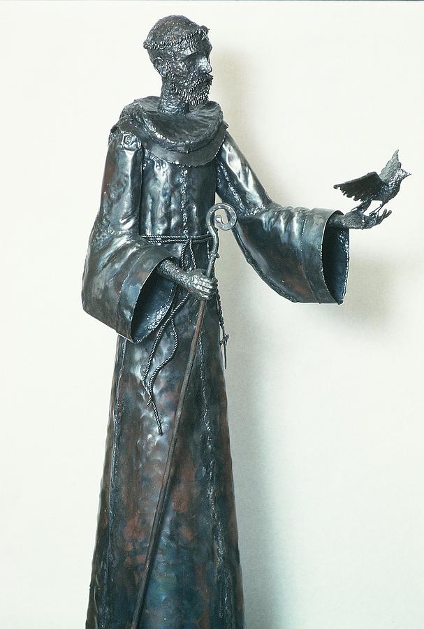 St Francis Sculpture - St Francis #2 by Ric Larson