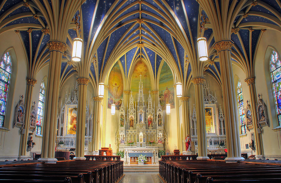 St. Marys Catholic Church #1 Photograph by Dan Myers