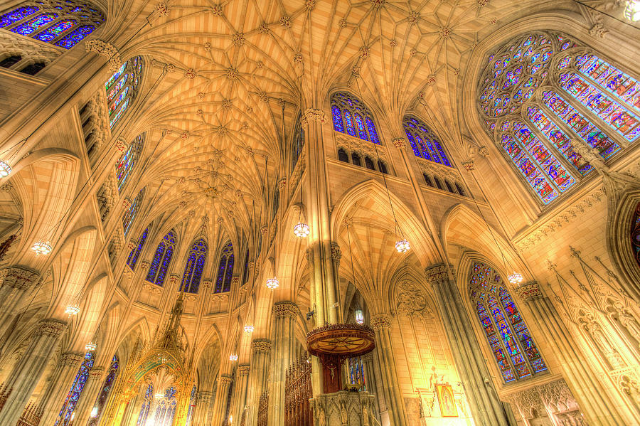 St Patricks Cathedral Manhattan New York #2 Photograph by David Pyatt