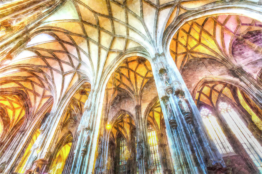 St Stephens Cathedral Vienna Art #2 Photograph by David Pyatt