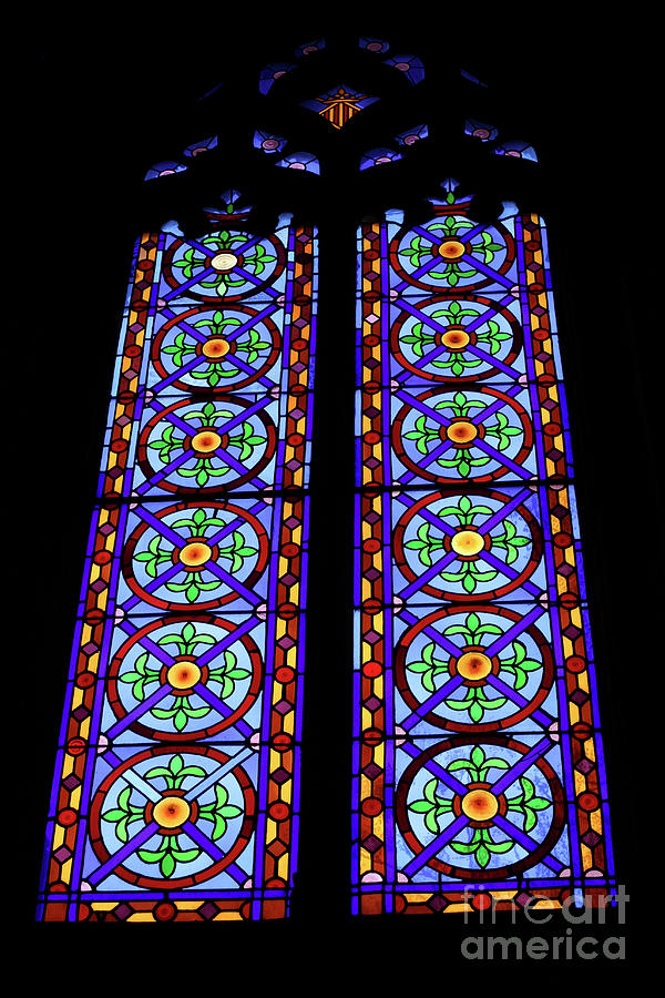 Stained glass window Photograph by Patricia Hofmeester