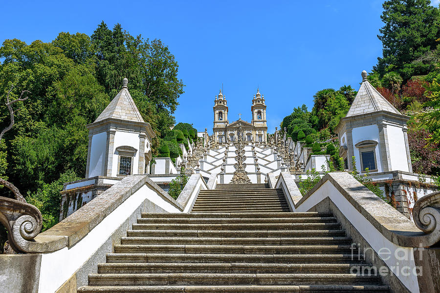 Staircase of Bom Jesus do Monte #2 Photograph by Benny Marty