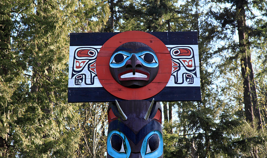 Stanley Park Totem Pole Vancouver Photograph