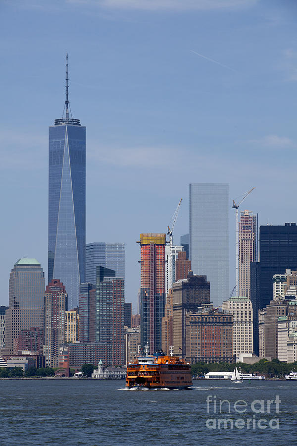 Staten Island Ferry - New York City, Lower Manhattan #2 Photograph by Anthony Totah