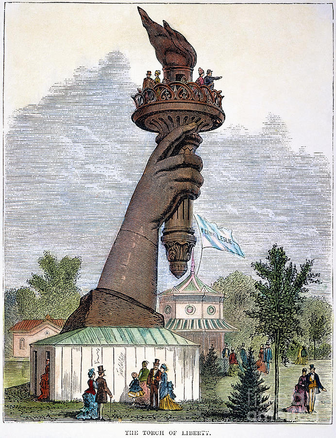 Statue Of Liberty, 1876 #2 Photograph by Granger