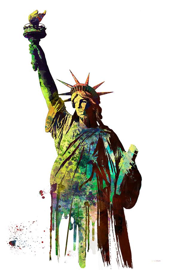 Statue of Liberty #2 Digital Art by Marlene Watson