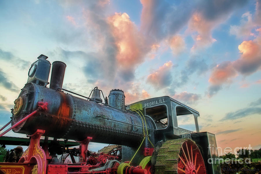 Steam Engine at Dusk #2 Photograph by David Arment