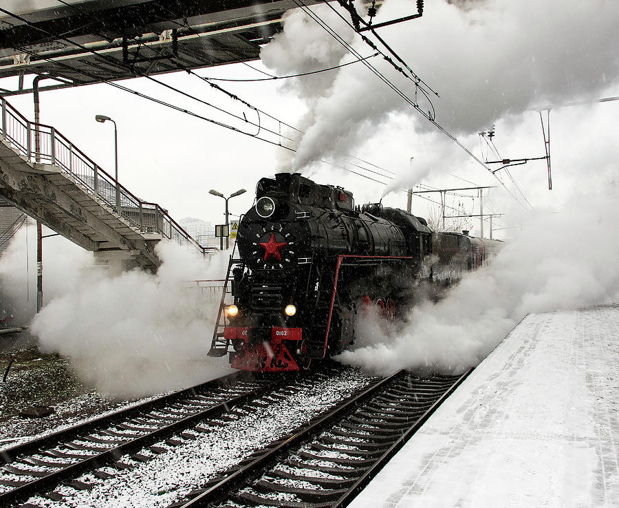 Steam Locomotive Photograph
