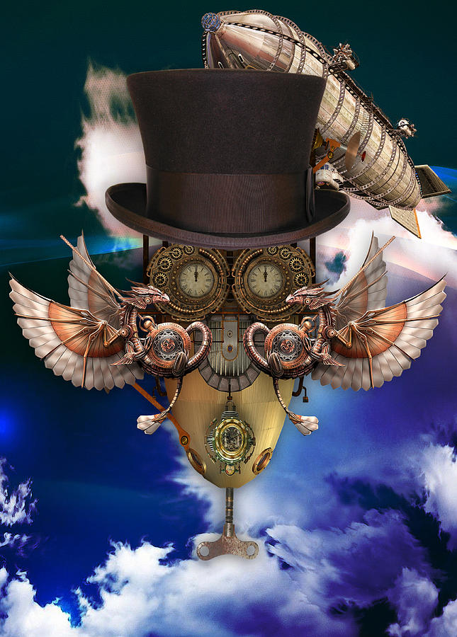 Steampunk Art #2 Mixed Media by Marvin Blaine