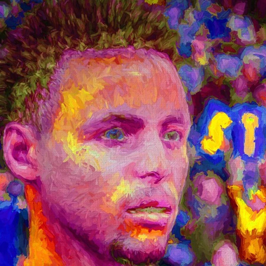 Basketball Photograph - #stephcurry #curry #goldenstatewarriors #2 by David Haskett II