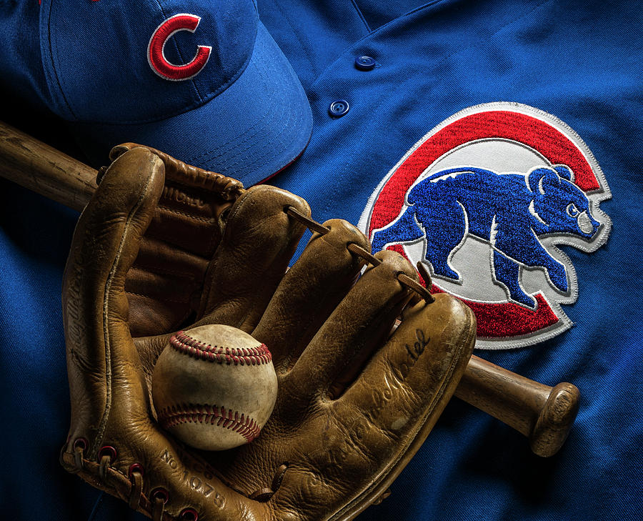 Chicago Cubs Photograph - Still Life #2 by Bob Nardi