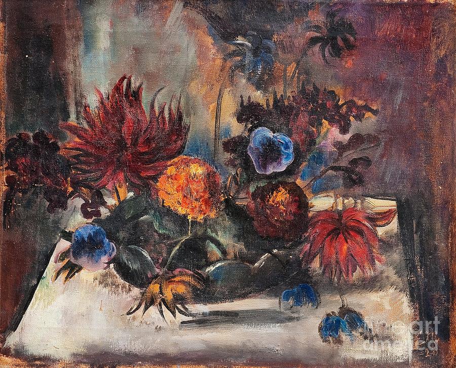 Still Life With Flowers #2 Painting by Celestial Images
