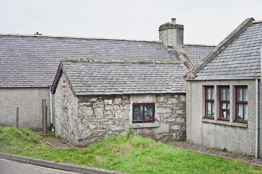 Architecture Photograph - Stone cottages #2 by Tom Gowanlock