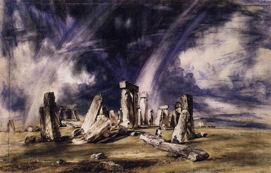 Stonehenge  #5 Painting by John Constable