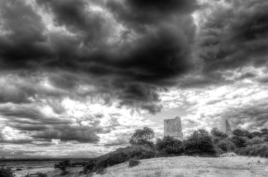 Storm Over The Castle #2 Photograph by David Pyatt