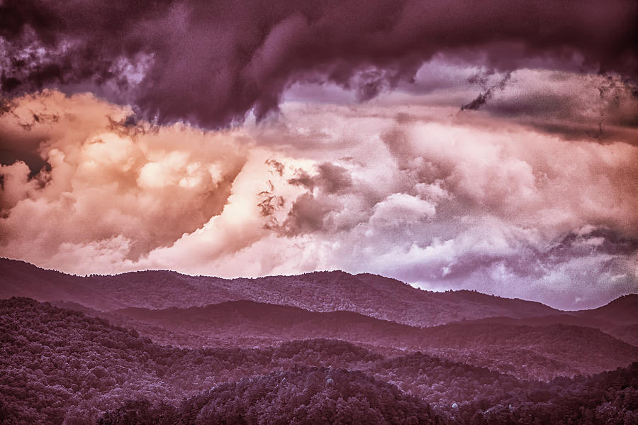 Stormy Landscape Over Lake Jocassee South Carolina #2 Photograph by Alex Grichenko
