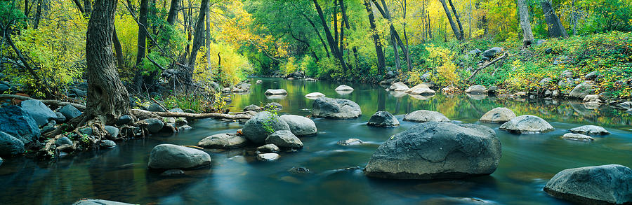 Color Image Photograph - Stream In Cottonwood Canyon, Sedona by Panoramic Images Color Image Photograph - Stream In Cottonwood Canyon, Sedona by Panoramic Images