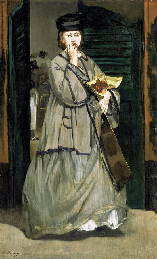 Street Singer #5 Painting by Edouard Manet