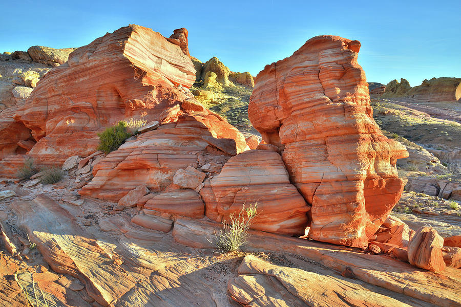 Striped Sandstone in Valley of Fire #8 Photograph by Ray Mathis
