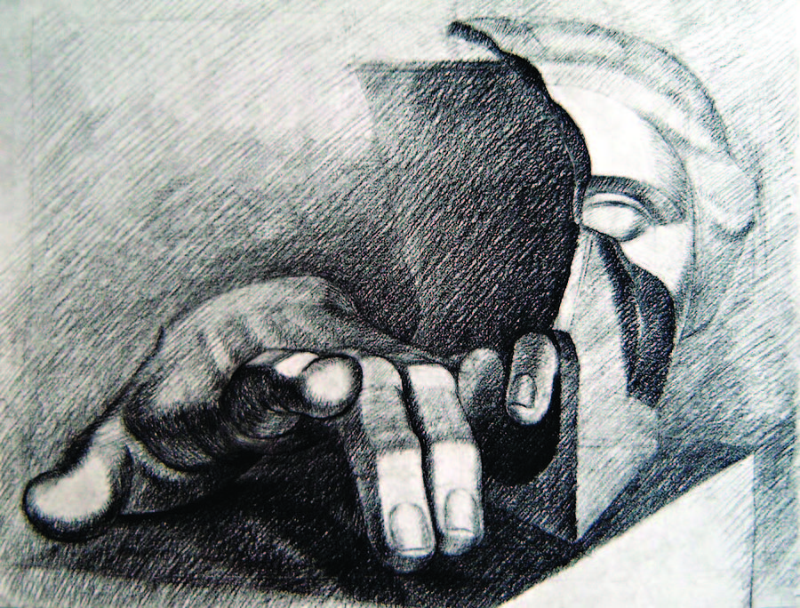Hand Drawing - Study #2 by Laurentiu Balta