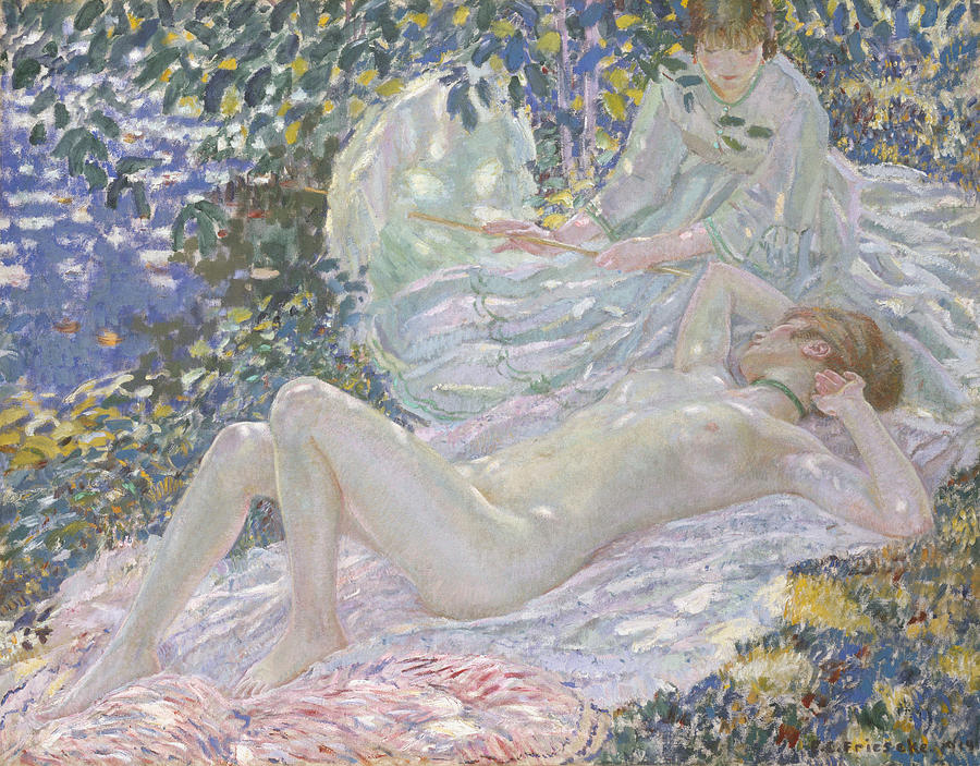 Nature Painting - Summer #2 by Frederick Carl Frieseke