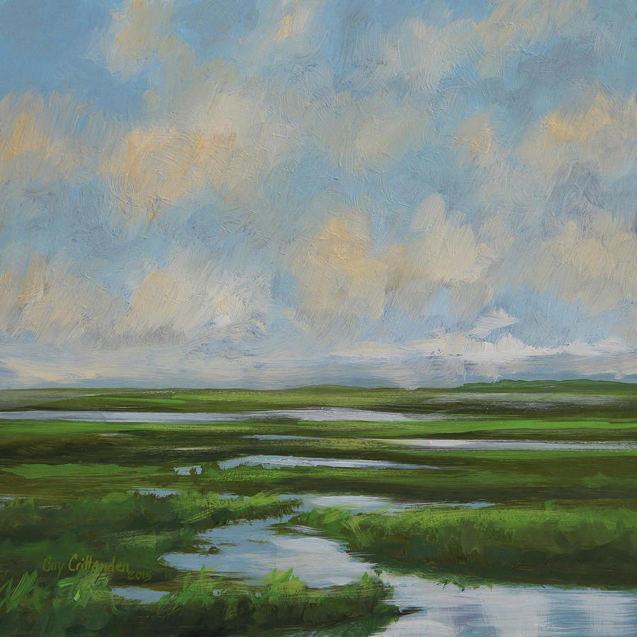 Summer Marsh Painting