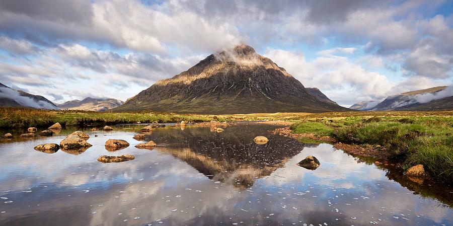 Summer reflections in Glencoe #2 Photograph by Stephen Taylor
