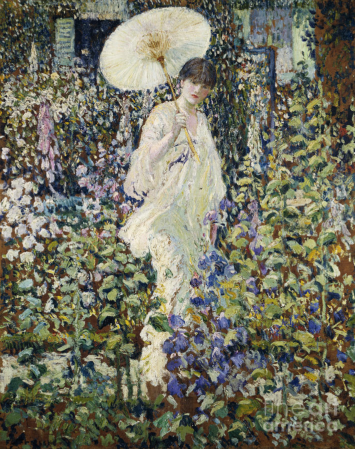 Sun and Wind Painting by Frederick Carl Frieseke