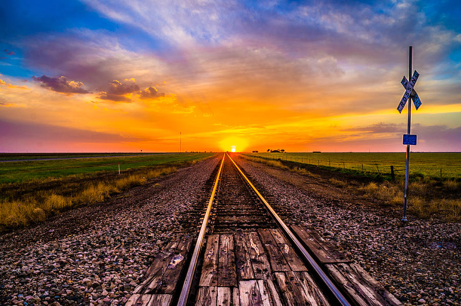 Sunset Photograph - Sun Tracks #2 by Brandon Green