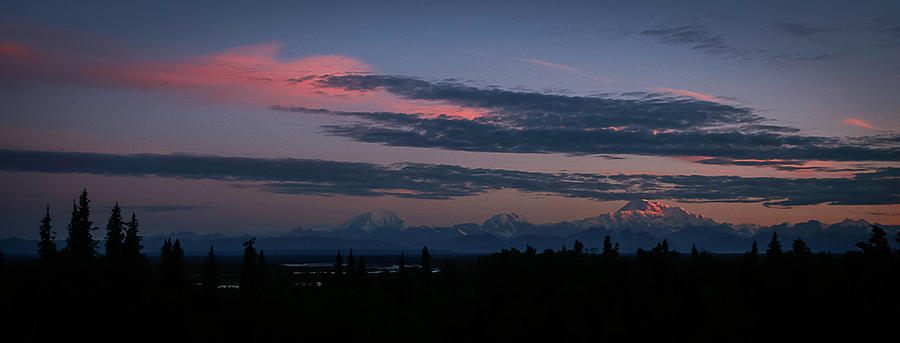 Sunrise and the Alaska Range #2 Photograph by Benjamin Dahl