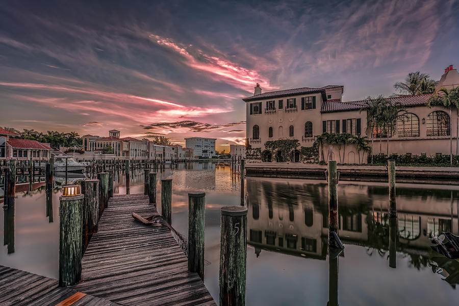 Sunrise at Naples, Florida #2 Photograph by Peter Lakomy