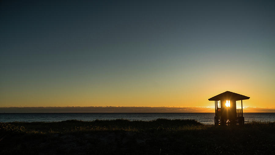 Sunrise Lifeguard Station Delray Beach Florida #2 Photograph by Lawrence S Richardson Jr
