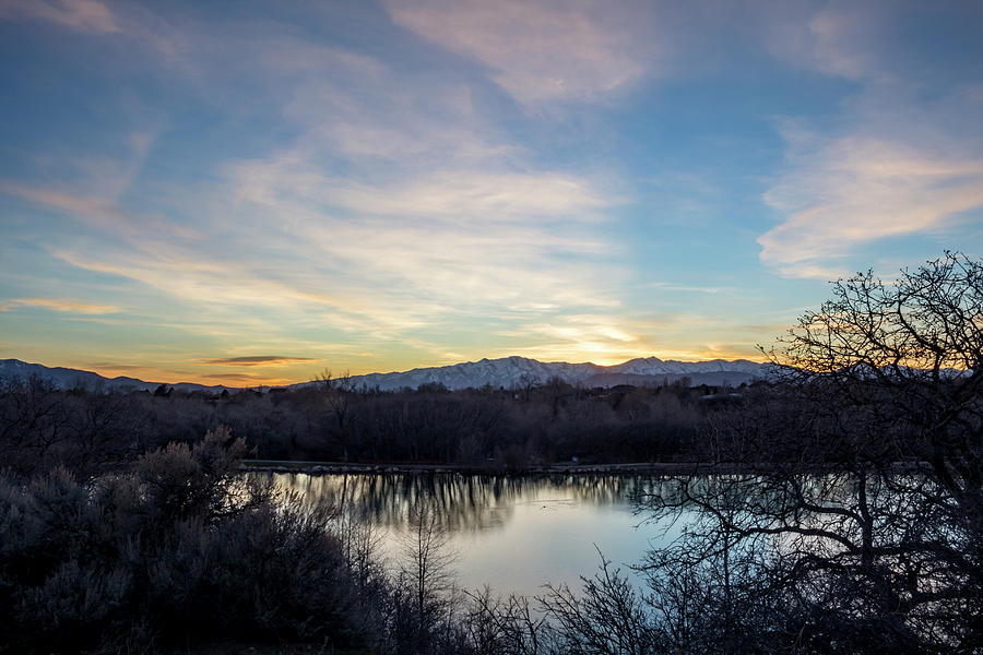 Sunset Photograph - Sunset at Highland Glen #2 by K Bradley Washburn