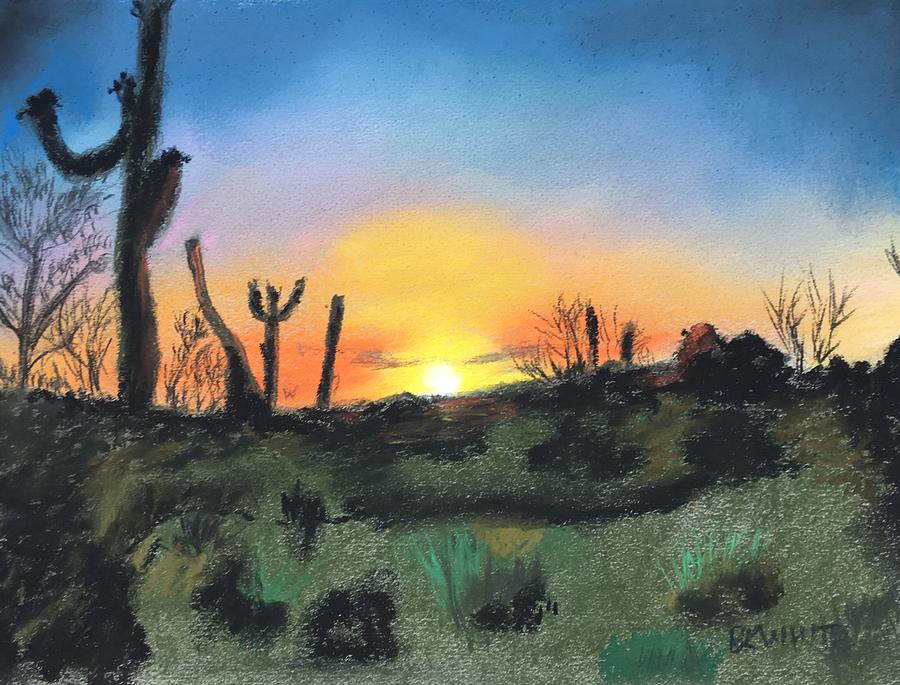 Sunset #2 Pastel by Brian White