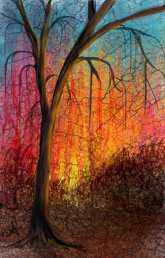 Sunset  #2 Digital Art by Kathleen Hromada