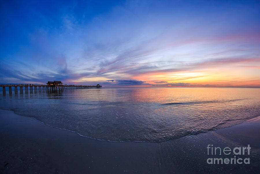 Sunset Naples Beach Florida #2 Photograph by Hans- Juergen Leschmann
