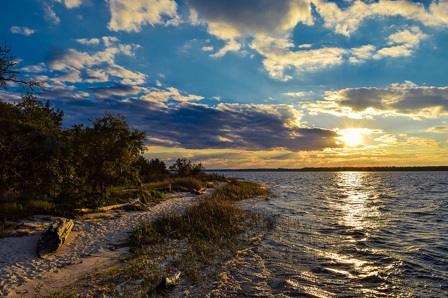Sunset On The Cape Fear River by Willard Killough III Sunset On The Cape Fear River by Willard Killough III