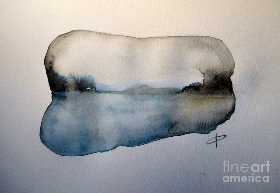 Sunset on the Lake  #3 Painting by Vesna Antic