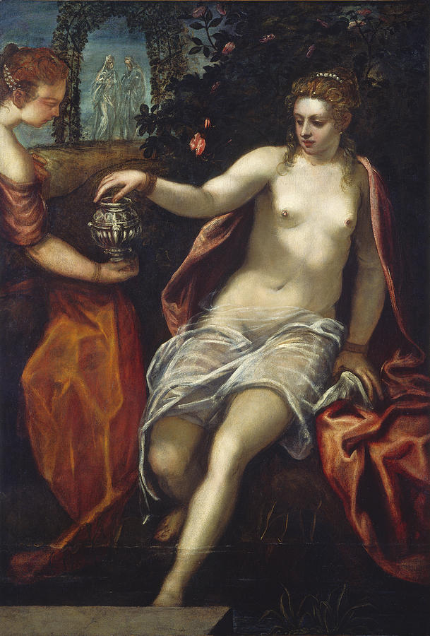 Susanna #3 Painting by Tintoretto