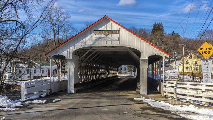 Ashuelot Covered Bridge. #2 Photograph by New England Photography