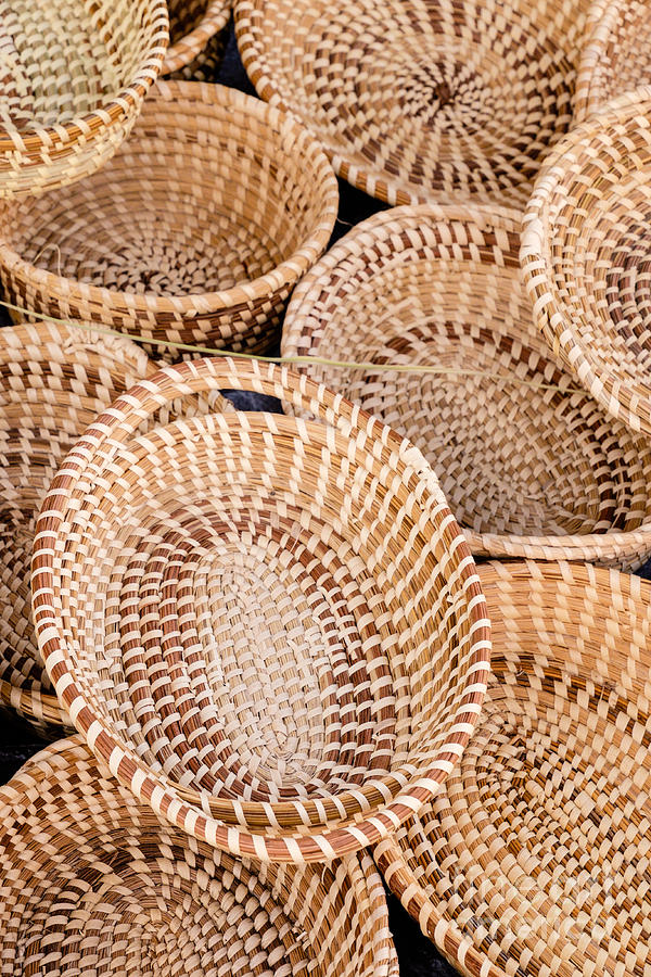 Sweetgrass Baskets at the Charleston City Market #2 Photograph by Dawna Moore Photography