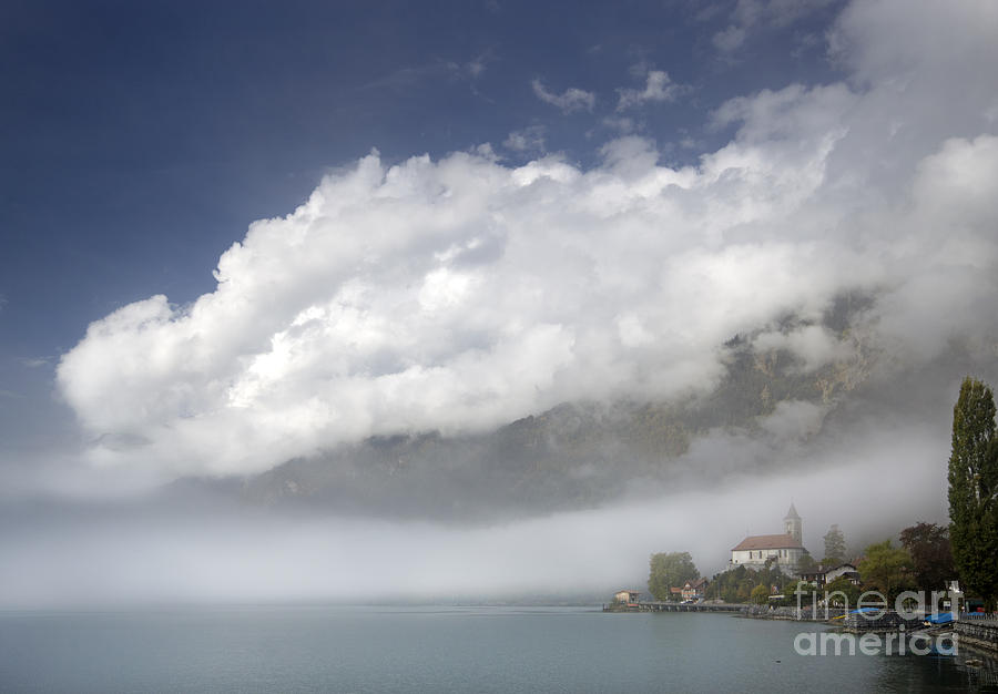 Swiss lake #2 Photograph by Ang El