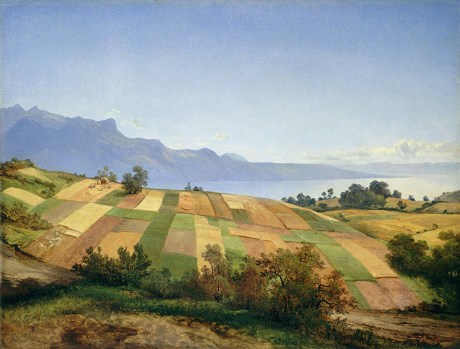 Swiss Landscape #2 Painting by Alexandre Calame