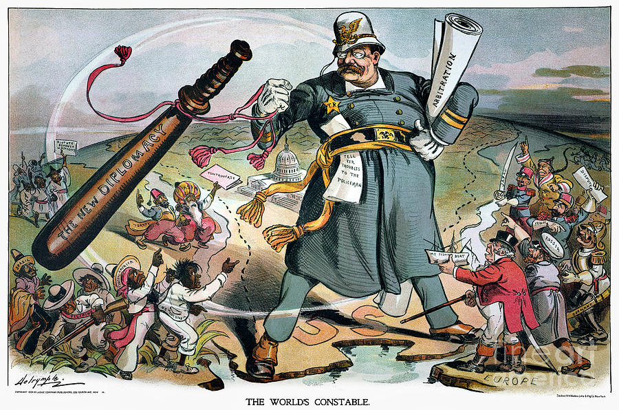 1905 Photograph - T. Roosevelt Cartoon #2 by Granger