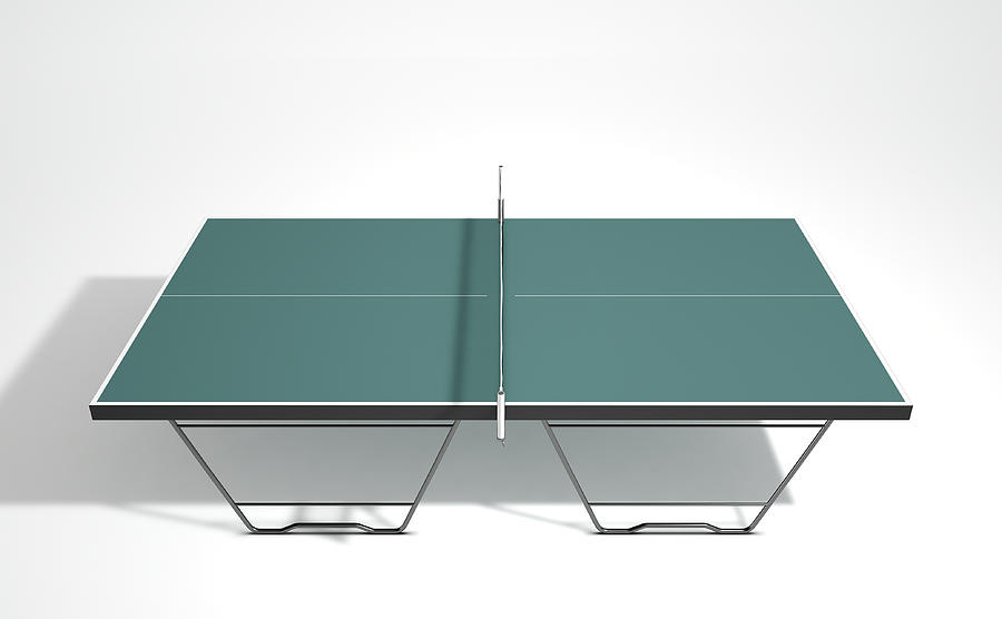 Tennis Digital Art - Table Tennis Table #2 by Allan Swart