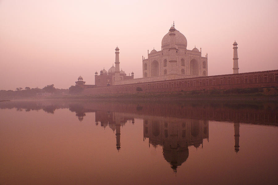 Taj Mahal at Dawn #2 Photograph by Michele Burgess