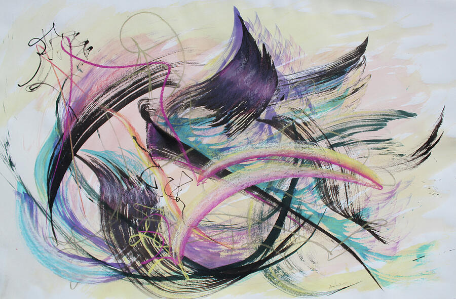 Taking Flight #2 Painting by Asha Carolyn Young