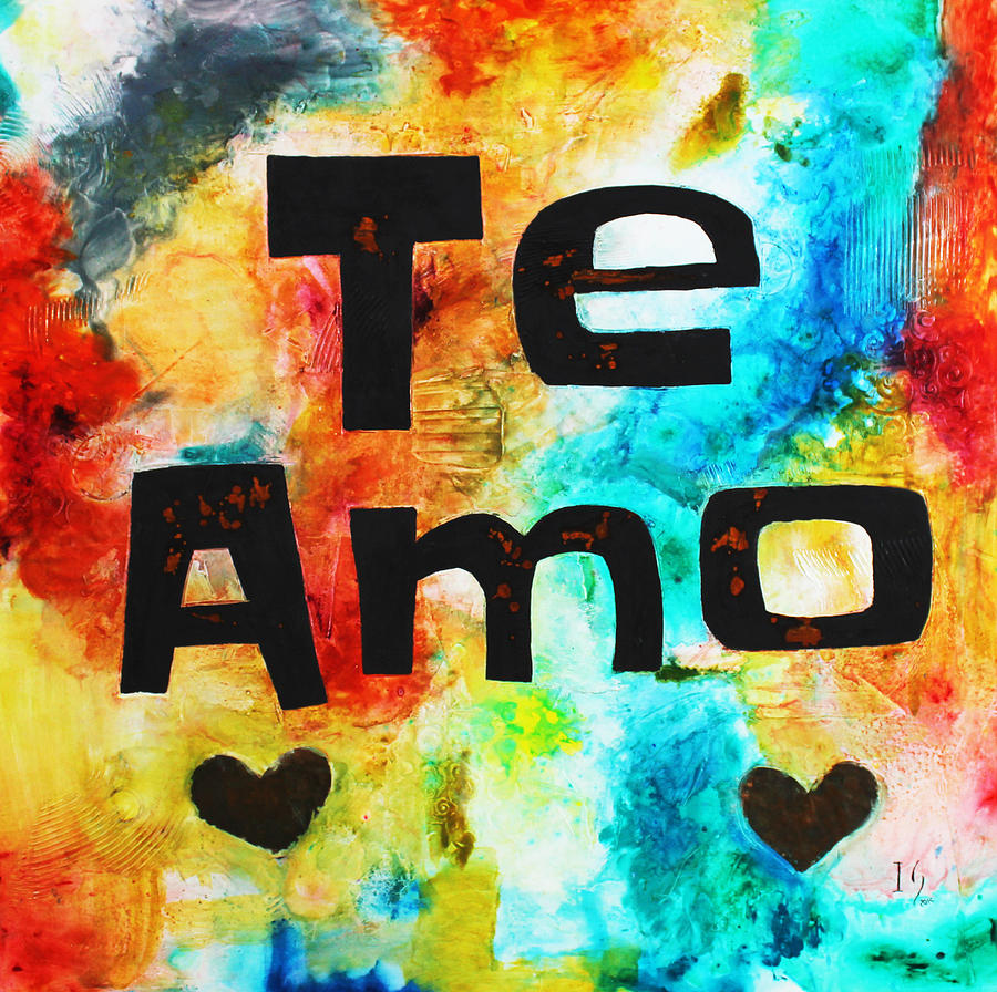 Te Amo #2 Painting by Ivan Guaderrama